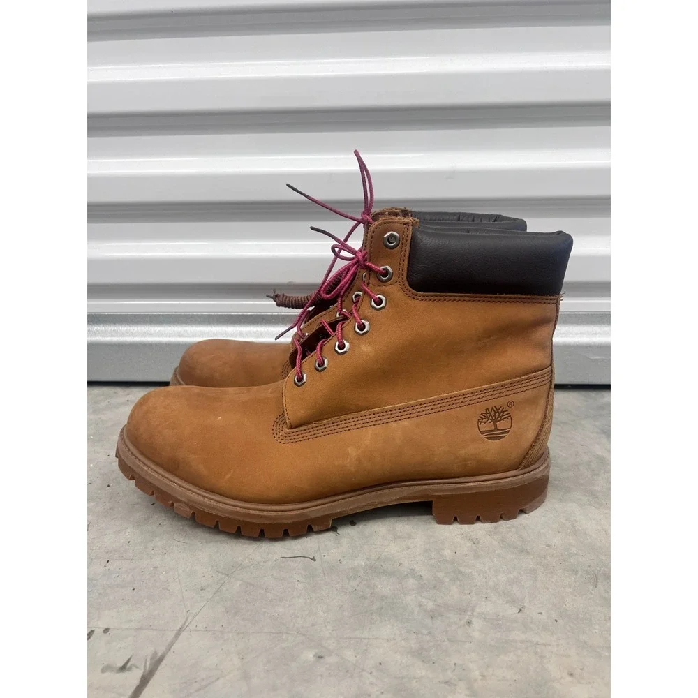 Timberland 1700494 Ankle Boots Men 13 M Brown Leather Lace Up Waterproof Outdoor
